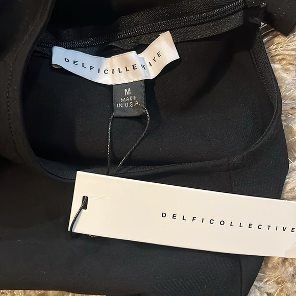 Delfi Chloe Two-Tone Floral Minidress - Picture 8 of 9